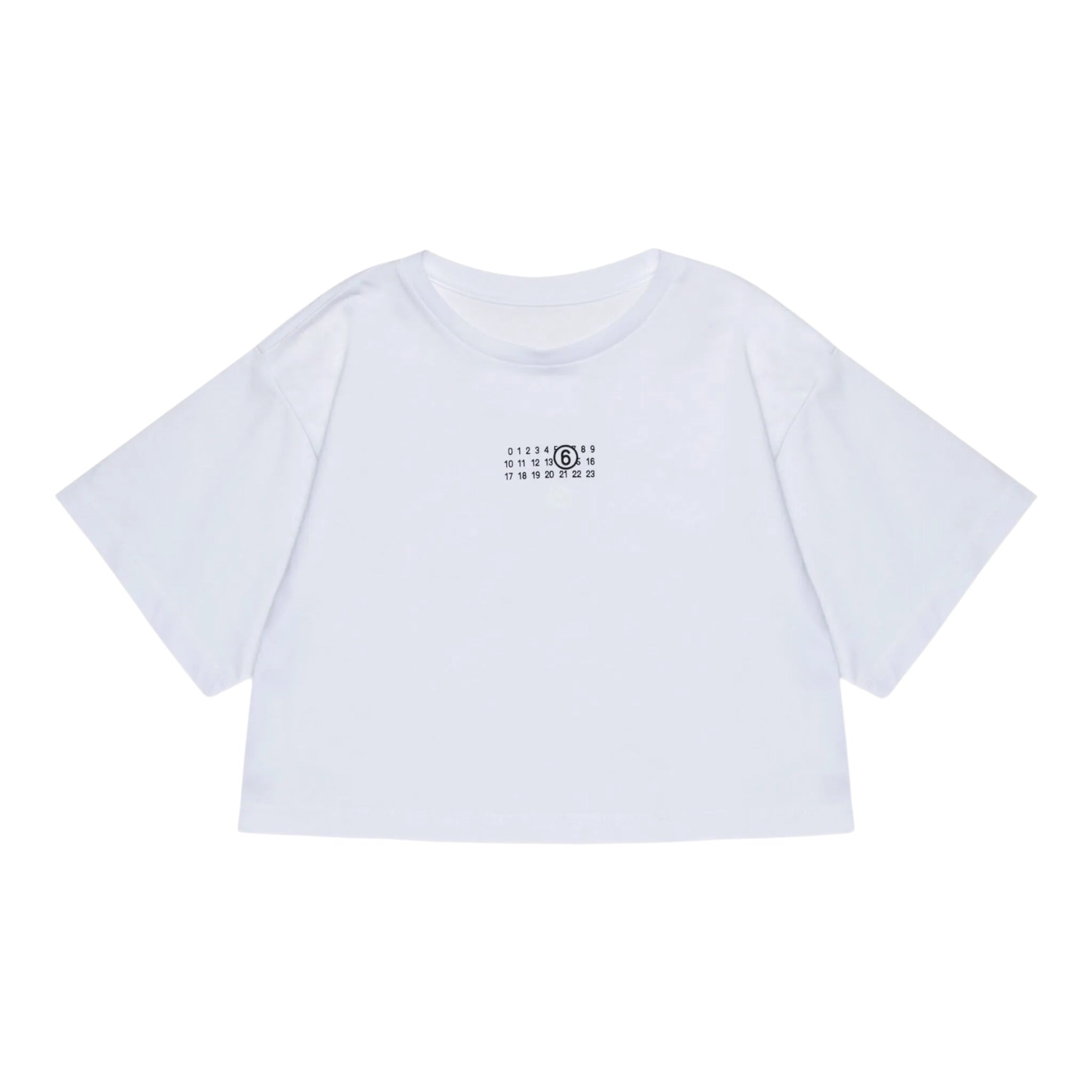 Maison Margiela T-Shirt tinta unita con Stampa Bianco per Bambina M60908X BIANCO MAISON MARGIELA 