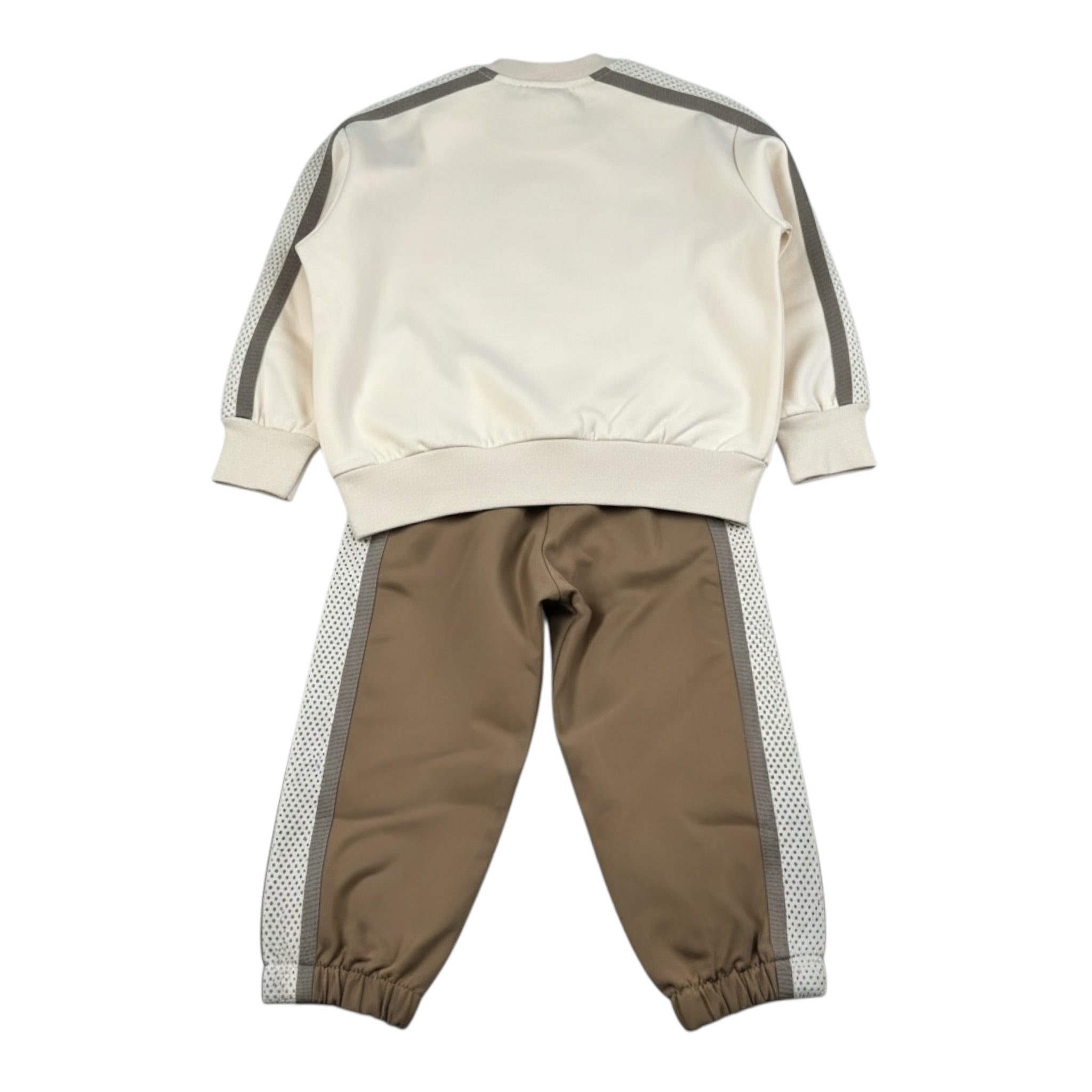 Maison Paris Completo 2Pz Felpa-Pantalone Beige per Bambino F70091 BEIGE MAISON PARIS 