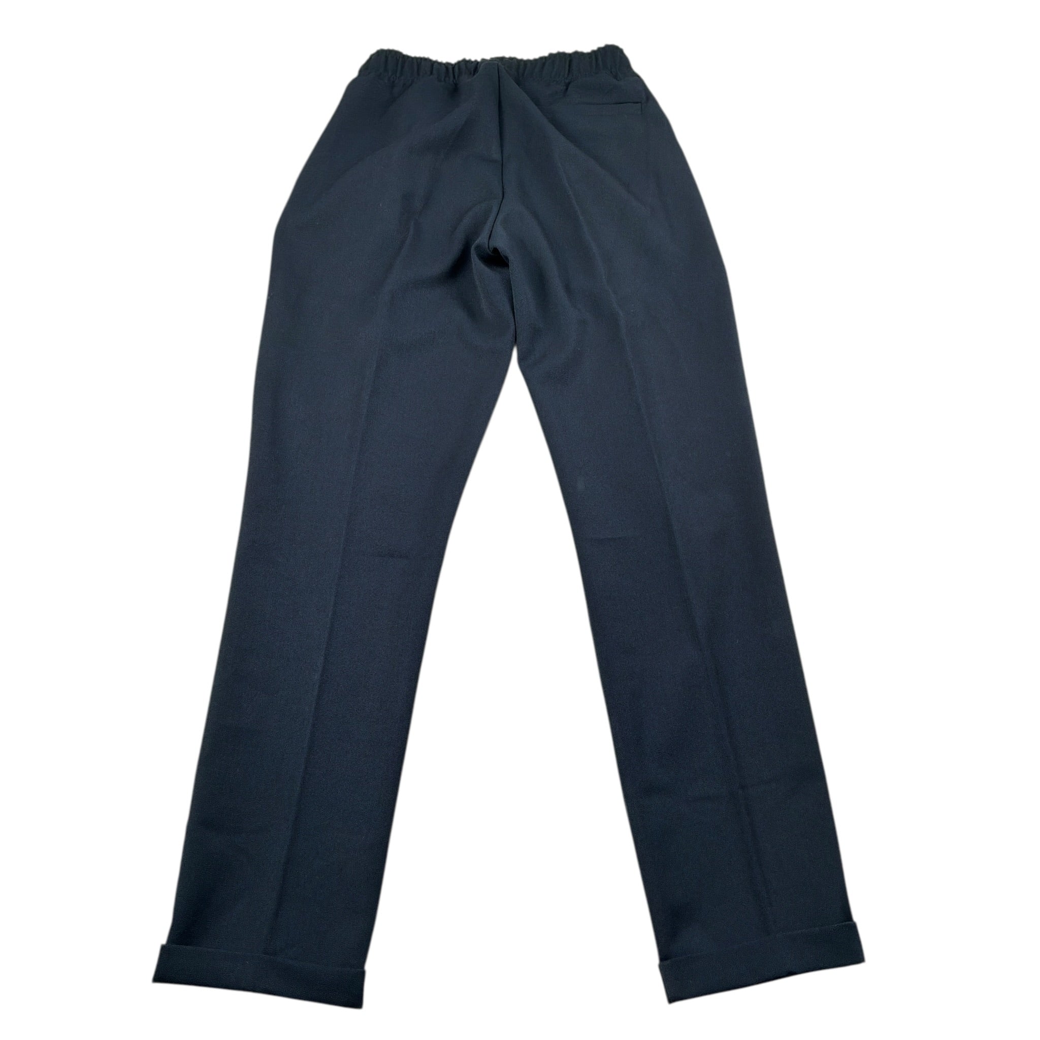 Make Pantalone tinta unita con Elastico In Vita Blu per Bambino MK2025 BLU MAKE 