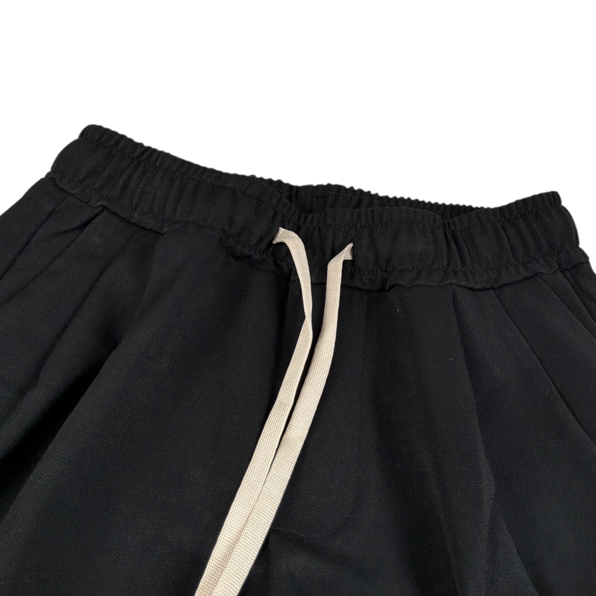 Make Pantalone tinta unita con Elastico In Vita Nero per Bambino MK2025 NERO MAKE 