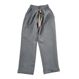 Make Pantalone tinta unita con Elastico In Vita Grigio per Neonato MK2025N GRIGIO MAKE 