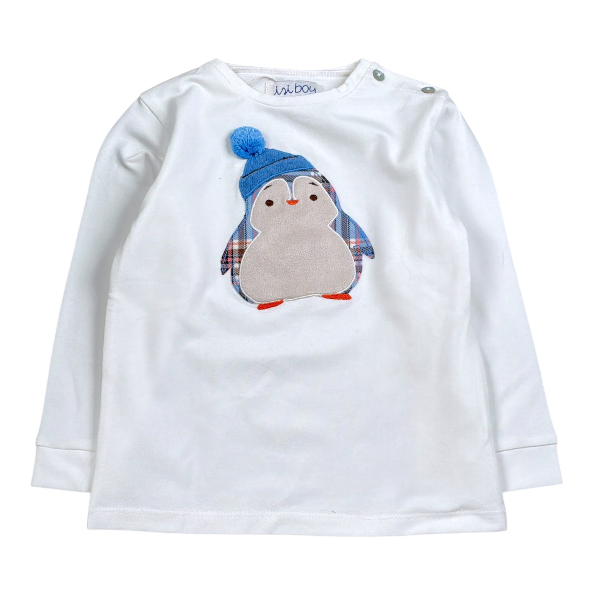 Malvi & Co Shirt tinta unita con Stampa Bianco per Neonato F24B206CAJJ BIANCO MALVI & CO 