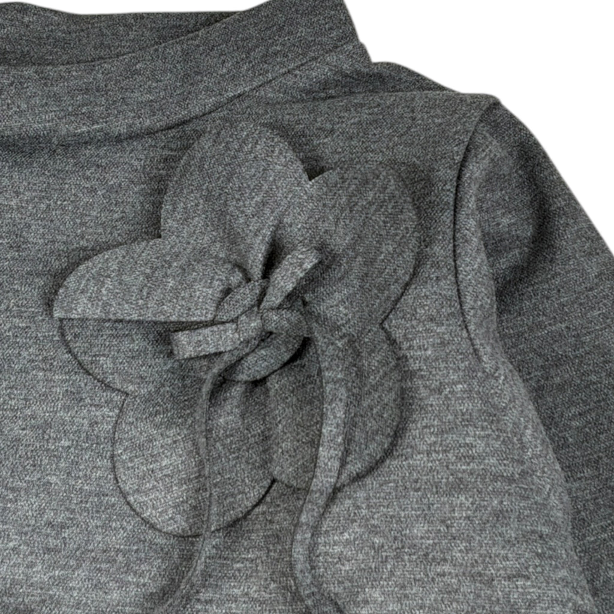 Malvi & Co Completo 2Pz tinta unita Felpa-Pantalone Grigio per Bambina F25M034CAWX GRIGIO MALVI & CO 