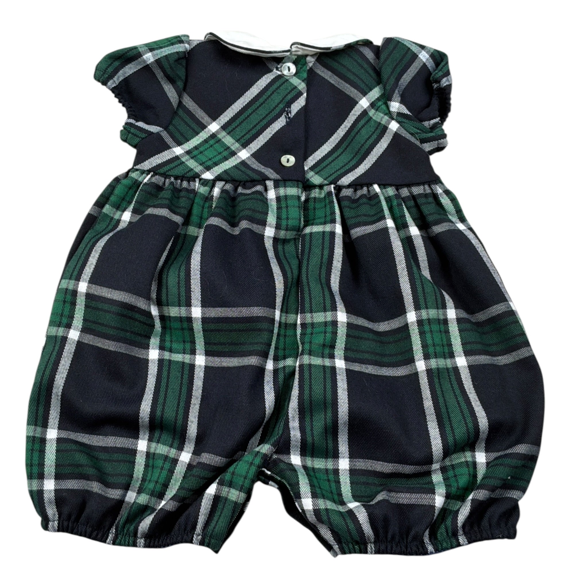 Malvi & Co Pagliaccetto Mezza Manica Stampa Fantasia Verde/Blu per Neonata FCCI107TURR VERDE/BLU MALVI & CO 