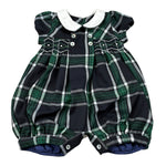 Malvi & Co Pagliaccetto Mezza Manica Stampa Fantasia Verde/Blu per Neonata FCCI107TURR VERDE/BLU MALVI & CO 