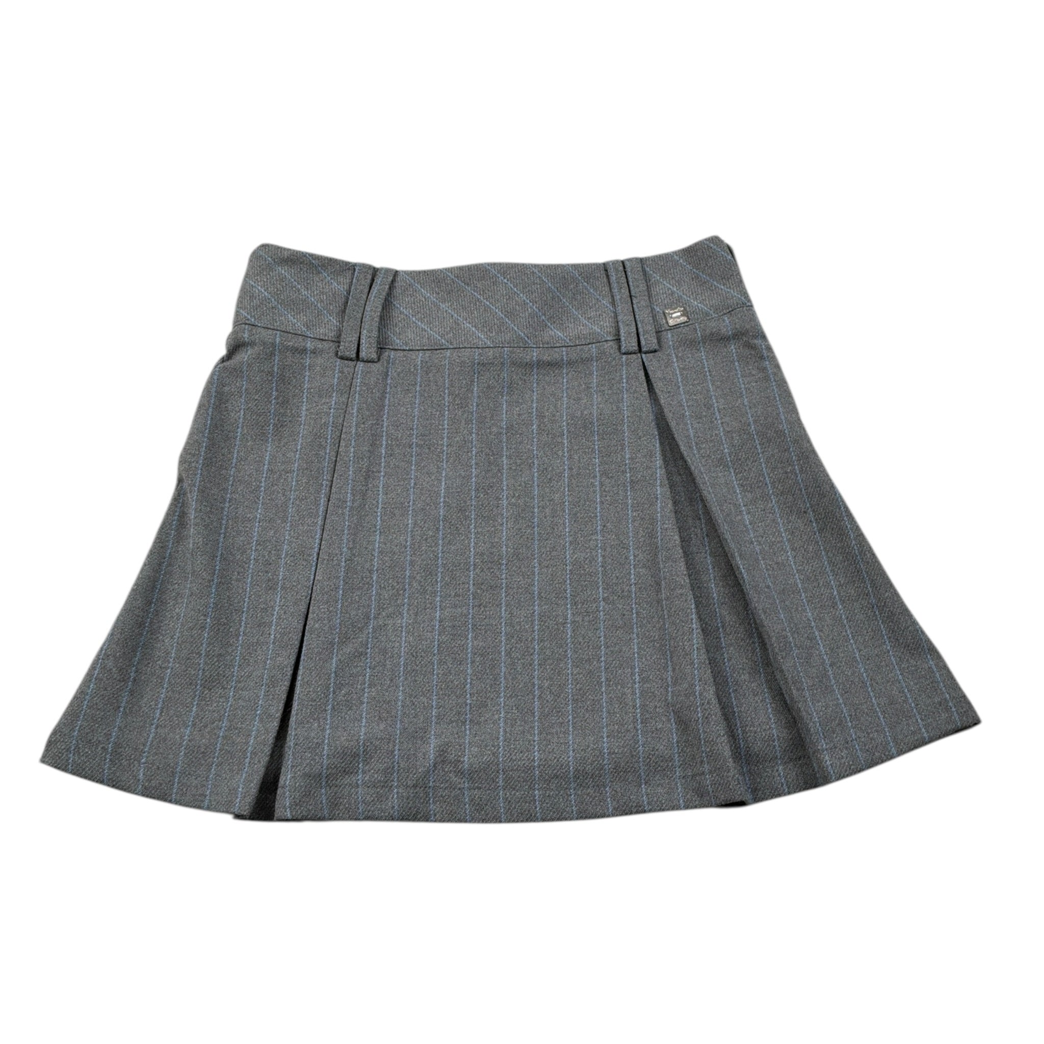 Manila Grace Gonna tinta unita con Zip Grigio per Bambina G128 GRIGIO MANILA GRACE 