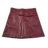 Manila Grace Gonna tinta unita Bordeaux per Bambina M2818W25 BORDEAUX MANILA GRACE 