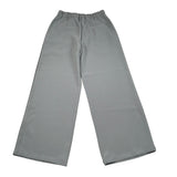 Manila Grace Pantalone Modello Palazzo tinta unita Grigio per Bambina M2832W25X GRIGIO MANILA GRACE 
