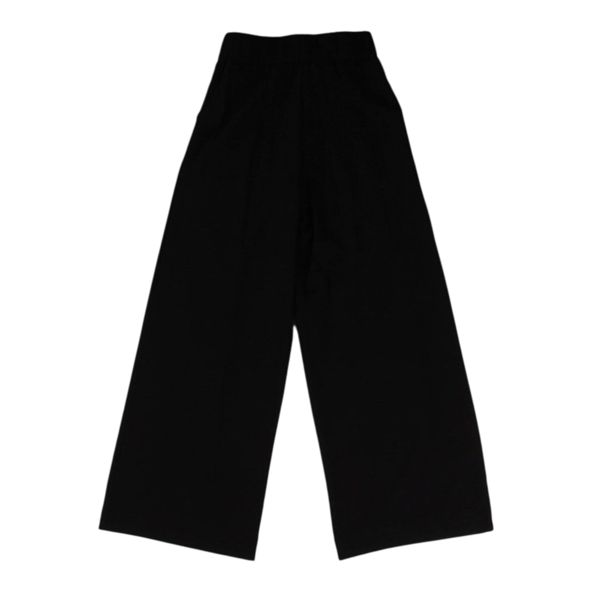 Manila Grace Pantalone tinta unita Modello Palazzo Nero per Bambina M2889W25 NERO MANILA GRACE 