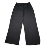 Manila Grace Pantalone tinta unita Modello Palazzo Nero per Bambina M2889W25X NERO MANILA GRACE 