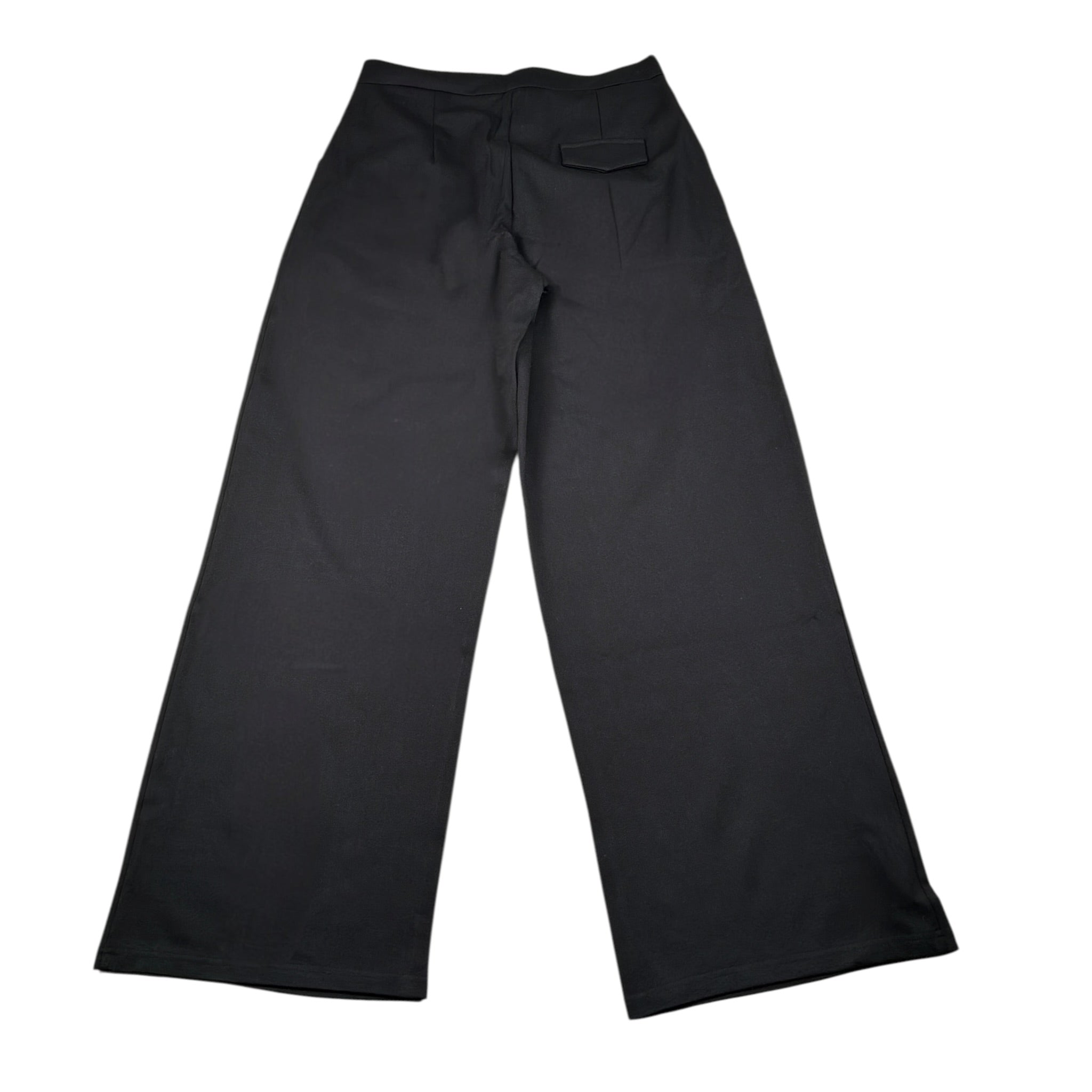 Manila Grace Pantalone tinta unita Modello Palazzo Nero per Bambina M2889W25X NERO MANILA GRACE 