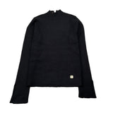 Manila Grace Maglia Collo Alto tinta unita Nero per Bambina M2974W25X NERO MANILA GRACE 