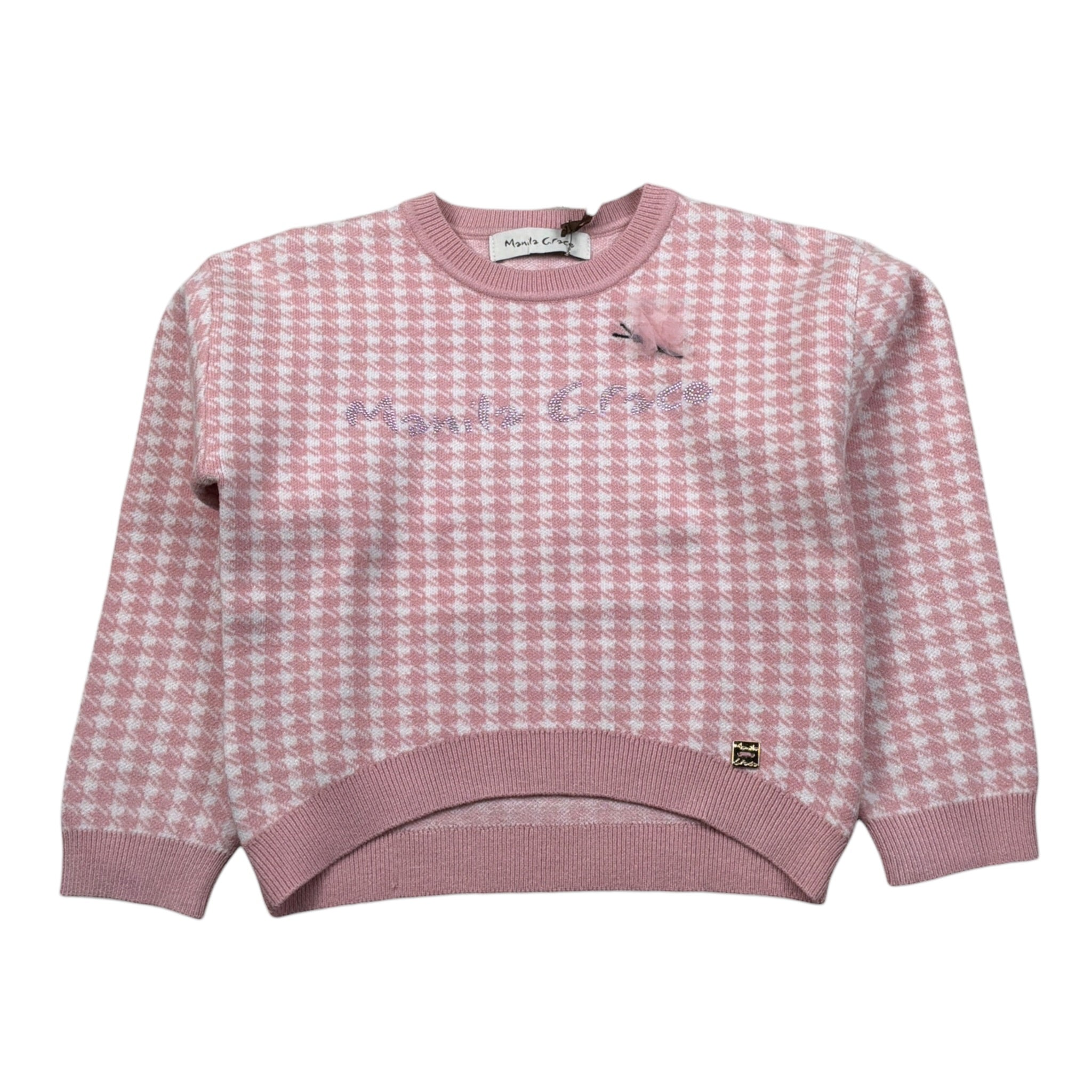 Manila Grace Completo 2 Pezzi Maglia-Gonna Rosa per Bambina MB3087W25 ROSA MANILA GRACE 