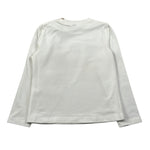 Manila Grace Shirt Girocollo tinta unita con Stampe Panna per Bambina MFBF24T242 PANNA MANILA GRACE 
