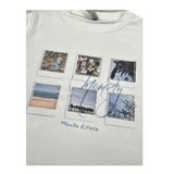 Manila Grace Shirt Girocollo tinta unita con Stampe Panna per Bambina MFBF24T242 PANNA MANILA GRACE 