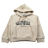 Manila Grace Felpa Chiusa con Cappuccio tinta unita Beige per Bambina MFBF24W252 BEIGE MANILA GRACE 