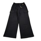Manila Grace Pantalone Modello Palazzo tinta unita Nero per Bambina MFJF24P117 NERO MANILA GRACE 