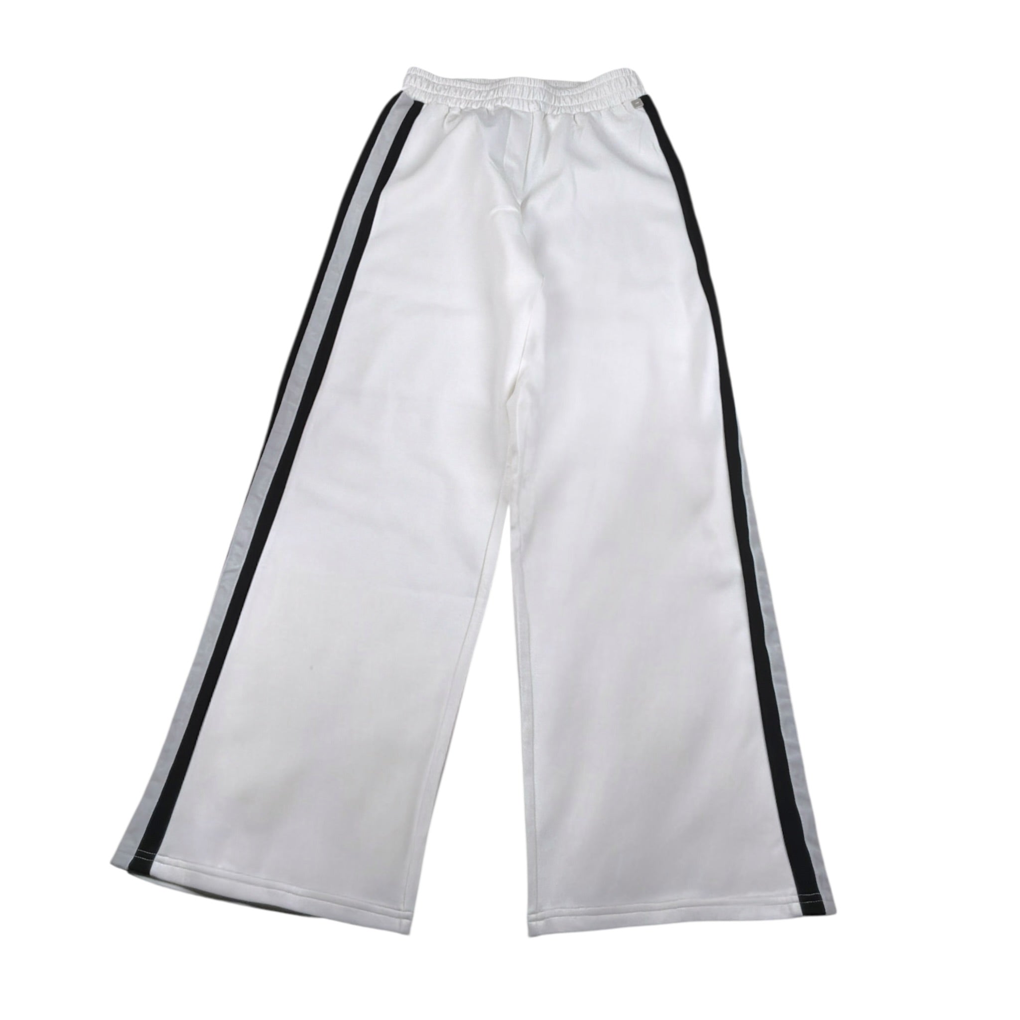 Manila Grace Pantalone tinta unita Modello Palazzo Bianco per Bambina MFJF24P137 BIANCO MANILA GRACE 