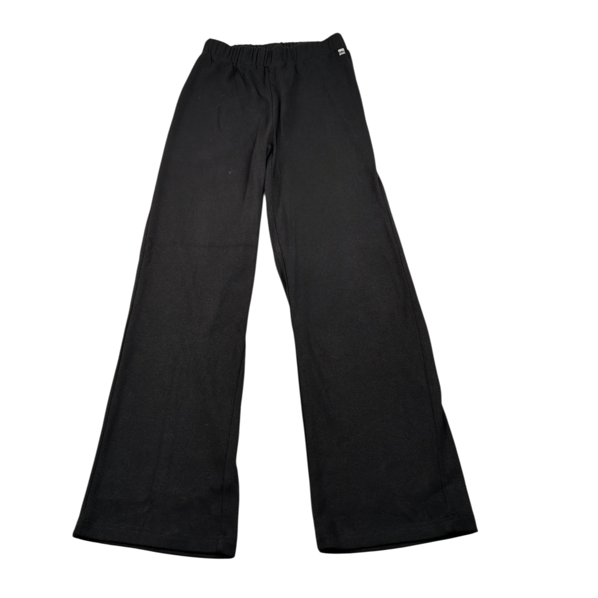 Manila Grace Pantalone tinta unita Modello Palazzo Nero per Bambina MFJF24P137 NERO MANILA GRACE 
