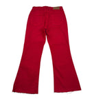 Manila Grace Pantalone tinta unita Modello Zampa Rosso per Bambina MFJF24P156 ROSSO MANILA GRACE 