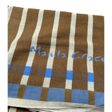 Manila Grace Foulards Bicolore Fantasia A Righe Beige per Bambina MG2689 BEIGE MANILA GRACE 