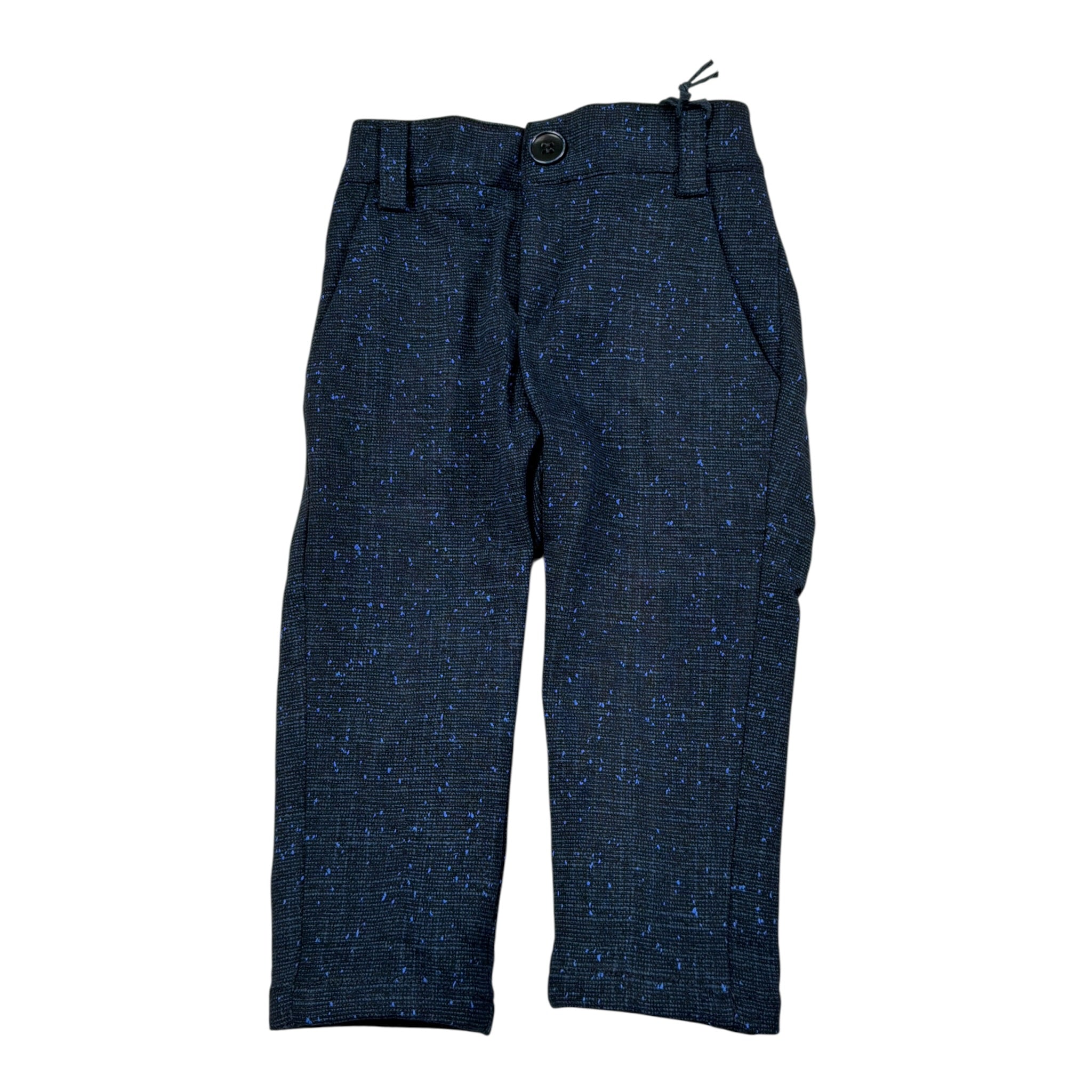 Manuel & Frank Pantalone tinta unita con Elastico In Vita Blu per Neonato MF1091N BLU MANUEL & FRANK 