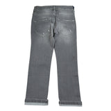 Manuel & Frank Jeans tinta unita con Girovita Regolabile Grigio per Bambino MF1356B GRIGIO MANUEL & FRANK 