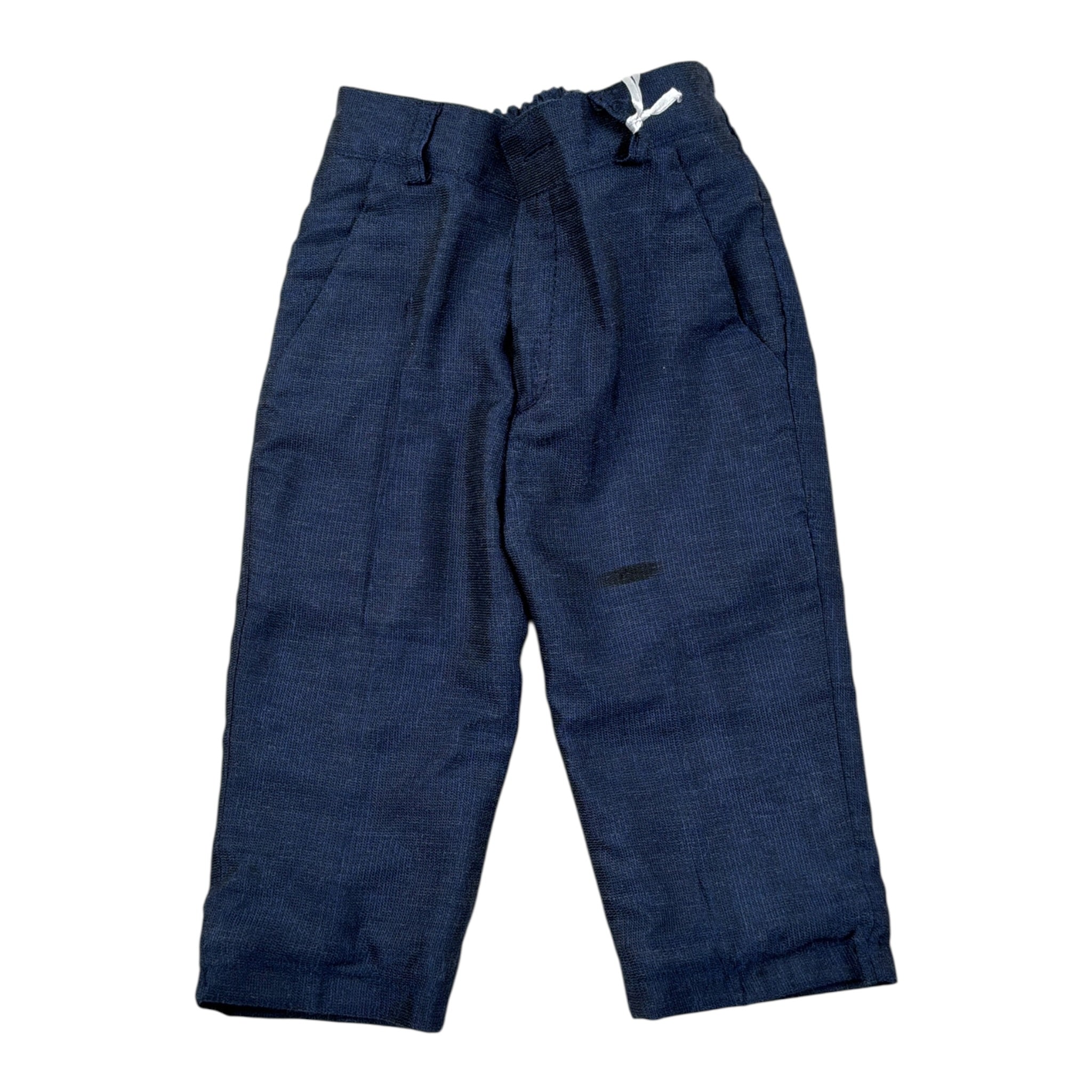 Manuel & Frank Pantalone tinta unita con Elastico In Vita Blu per Neonato MF1385I BLU MANUEL & FRANK 