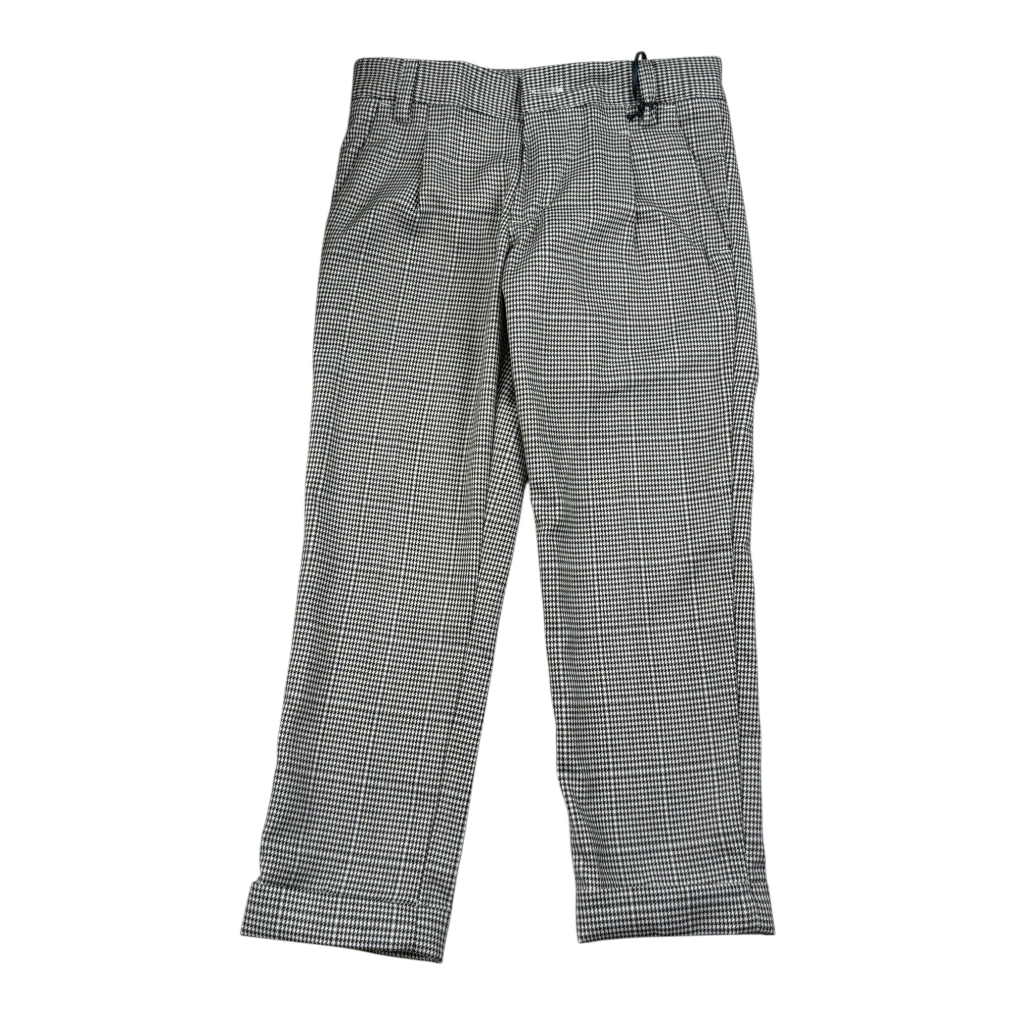 Manuel & Frank Pantalone tinta unita con Microfantasia Bianco per Bambino MF1555B BIANCO MANUEL & FRANK 