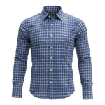 Manuel & Frank Camicia tinta unita con Fantasia Blu per Bambino MF3083R BLU MANUEL & FRANK 