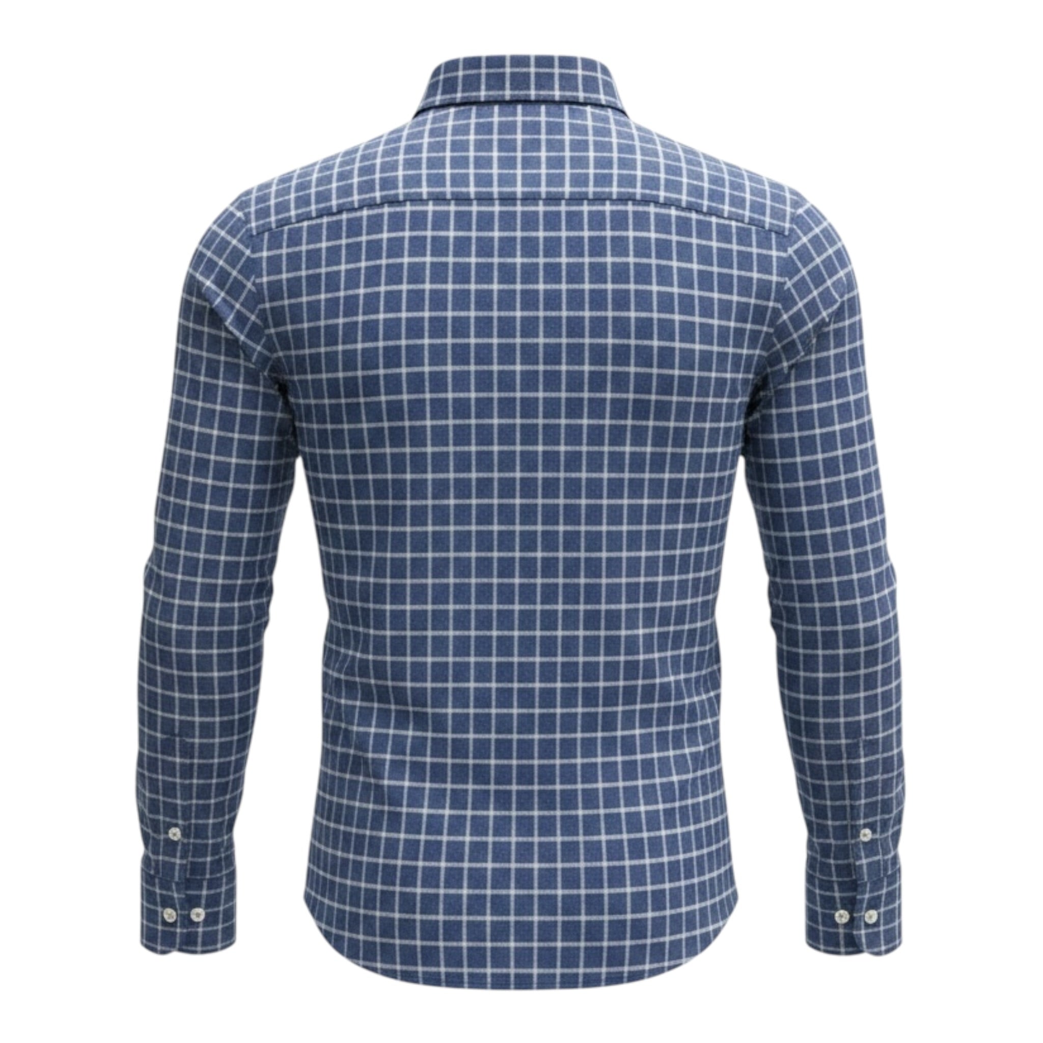 Manuel & Frank Camicia tinta unita con Fantasia Blu per Bambino MF3083R BLU MANUEL & FRANK 
