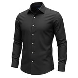 Manuel & Frank Camicia tinta unita Manica Lunga Nero per Bambino MF3267R NERO MANUEL & FRANK 