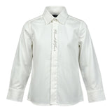 Manuel & Frank Camicia tinta unita con Stampa Bianco per Neonato MF3285BN BIANCO MANUEL & FRANK 