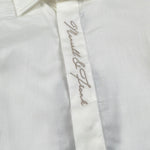 Manuel & Frank Camicia tinta unita con Stampa Bianco per Neonato MF3285BN BIANCO MANUEL & FRANK 