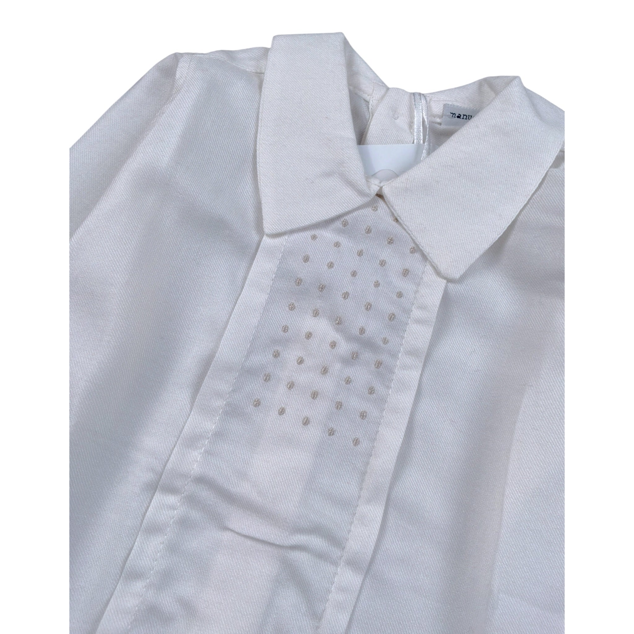 Manuell & Frank Camicia Modello Body tinta unita Bianco per Neonato MF3436I BIANCO MANUELL & FRANK 