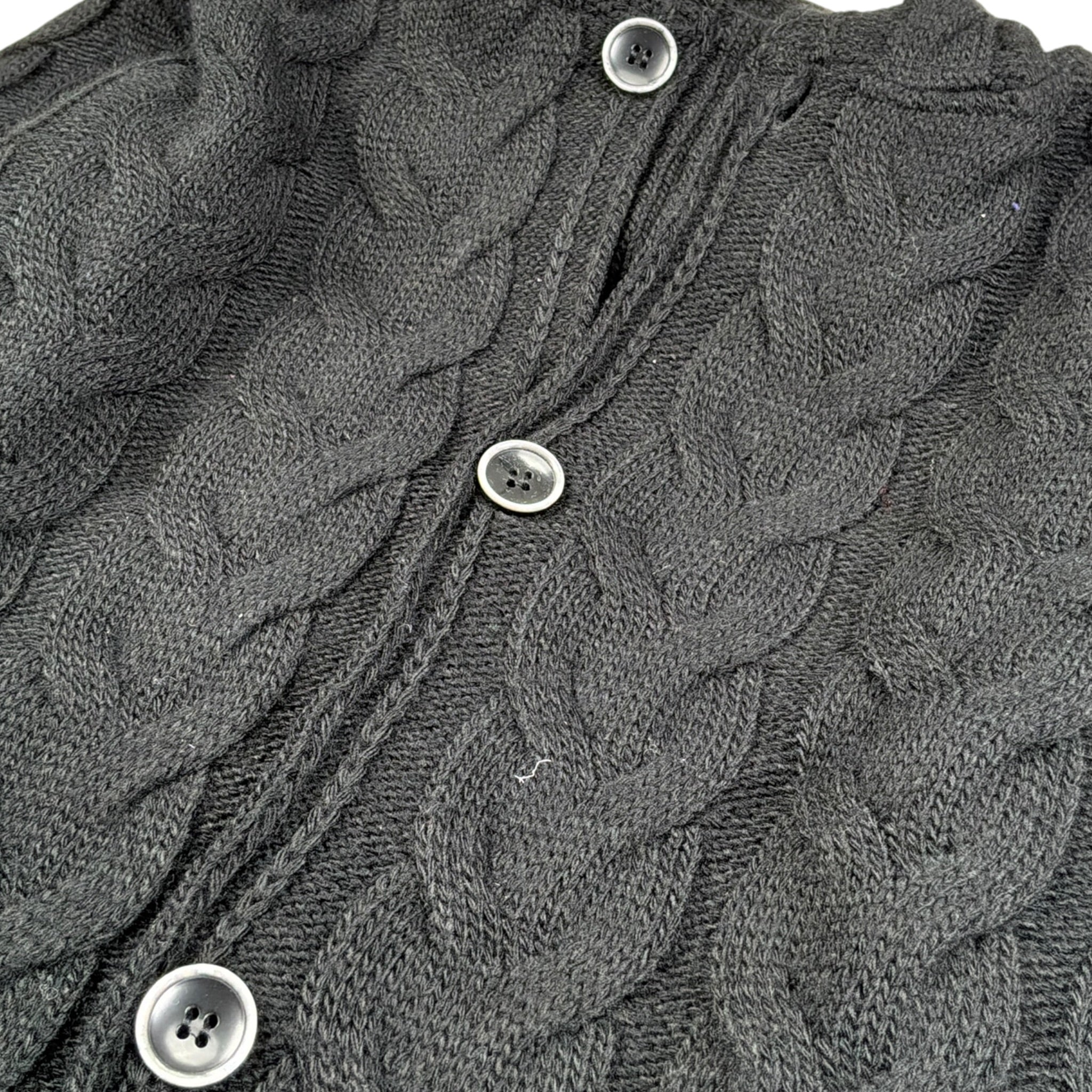 Manuel & Frank Cardigan tinta unita con Cappuccio Nero per Bambino MF4100R NERO MANUEL & FRANK 