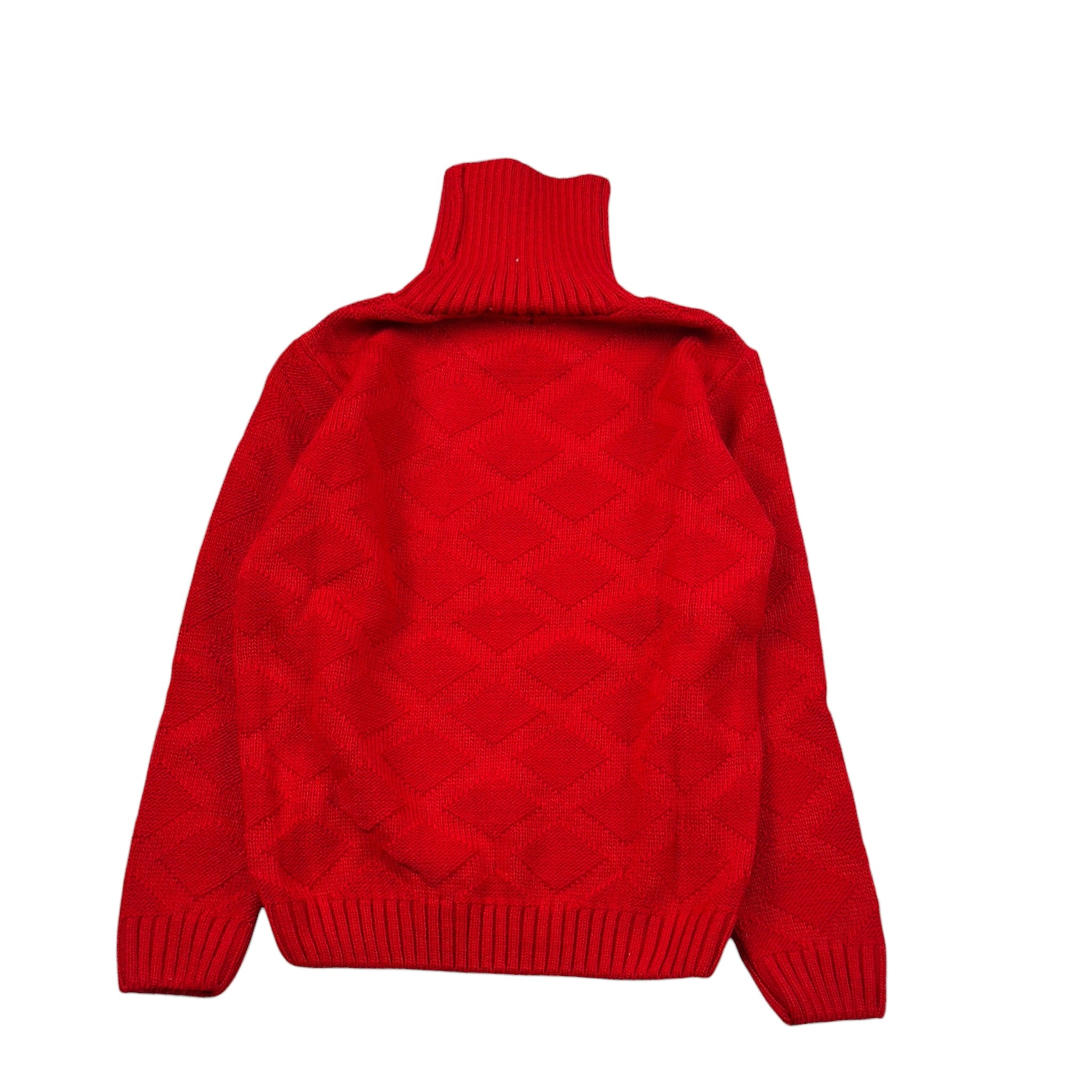 Manuel & Frank Maglia Collo Alto tinta unita Rosso per Neonato MF4190B ROSSO MANUEL & FRANK 