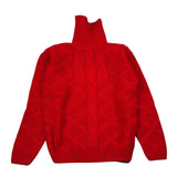 Manuel & Frank Maglia Collo Alto tinta unita Rosso per Neonato MF4190B ROSSO MANUEL & FRANK 