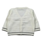 Manuel & Frank Cardigan Tint Unita con Bottoni Panna per Neonato MF4221I PANNA MANUEL & FRANK 