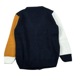 Manuel & Frank Cardigan Tricolore con Bottoni Blu per Neonato MF4371BN BLU MANUEL & FRANK 