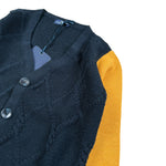 Manuel & Frank Cardigan Tricolore con Bottoni Blu per Neonato MF4371BN BLU MANUEL & FRANK 