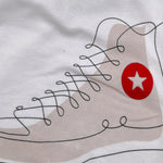 Manuel & Frank Shirt Girocollo tinta unita con Stampa Bianco per Neonato MF6065N BIANCO MANUEL & FRANK 