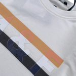 Manuel & Frank Shirt tinta unita Girocollo con Stampa Bianco per Bambino MF7356B BIANCO MANUEL & FRANK 