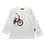 Manuel & Frank Shirt tinta unita Girocollo con Stampa Bianco per Bambino MF7357B BIANCO MANUEL & FRANK 
