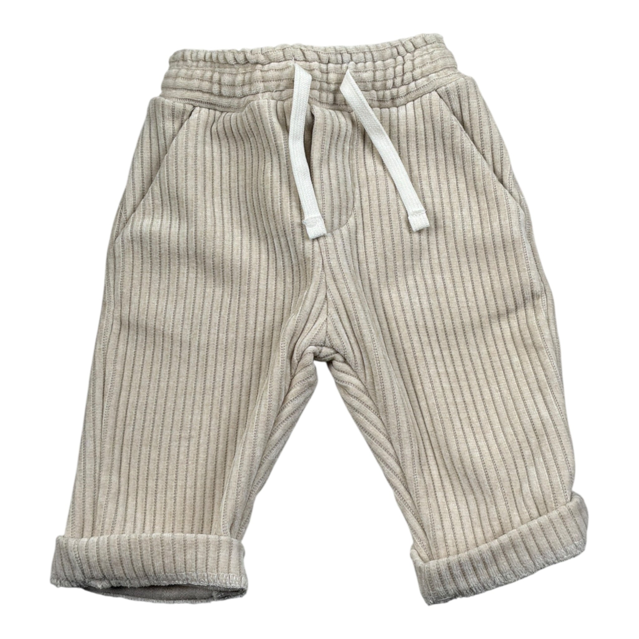 Manuel Ritz Pantalone tinta unita A Costine Panna per Neonato MR2836 PANNA MANUEL RITZ 