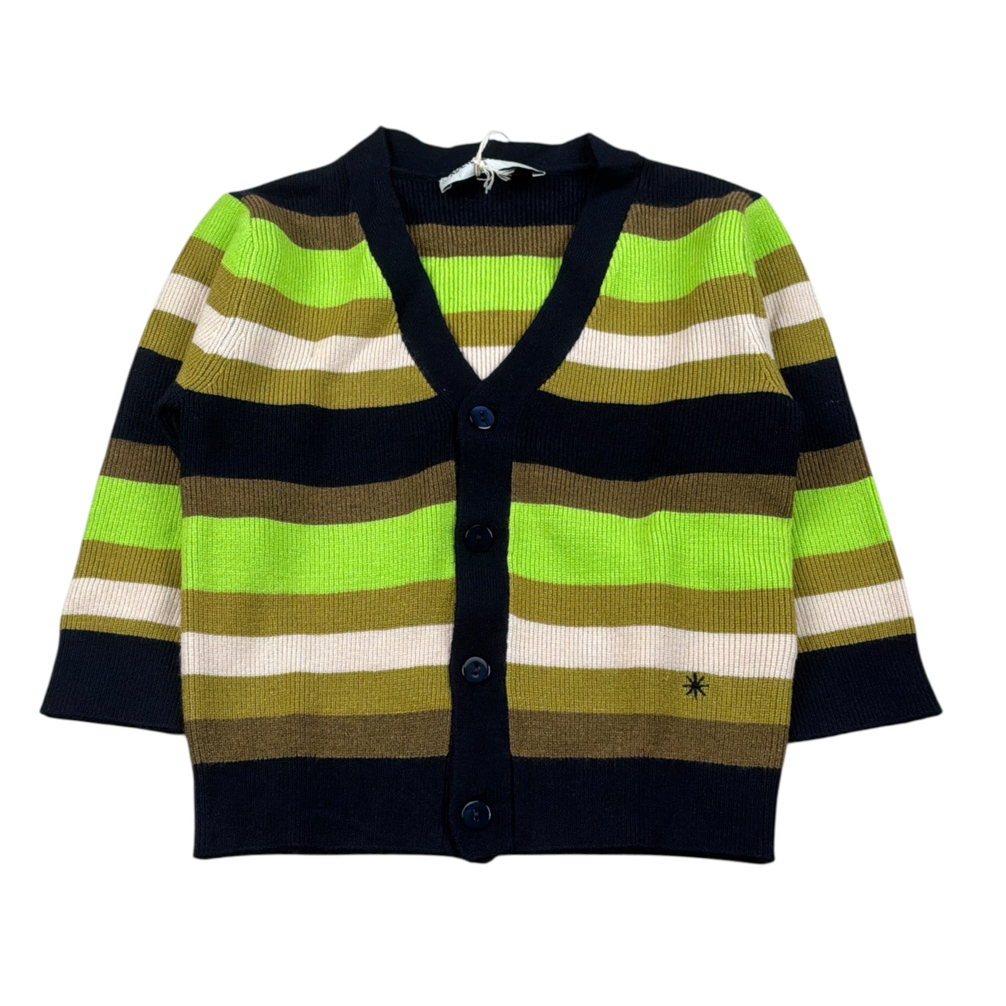 Manuel Ritz Cardigan Fantasia A Righe Multicolor per Neonato MR3146 MULTICOLOR MANUEL RITZ 