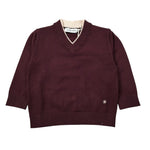 Manuel Ritz Maglia tinta unita Scollo A V Vinaccio per Neonato MR3149NX VINACCIO MANUEL RITZ 
