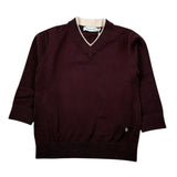 Manuel Ritz Maglia tinta unita Scollo A V Vinaccia per Bambino MR3149 VINACCIA MANUEL RITZ 