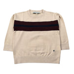Manuel Ritz Maglia Girocollo tinta unita con Logo Beige per Neonato MR3153X BEIGE MANUEL RITZ 