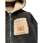 Manuel Ritz Felpa con Zip E Cappuccio tinta unita Marrone per Neonato MR3161 MARRONE MANUEL RITZ 